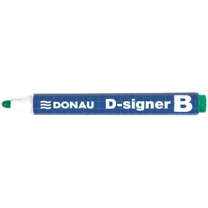 Marker whiteboard DONAU D-Singer B, scriere de 2 - 4 mm, verde