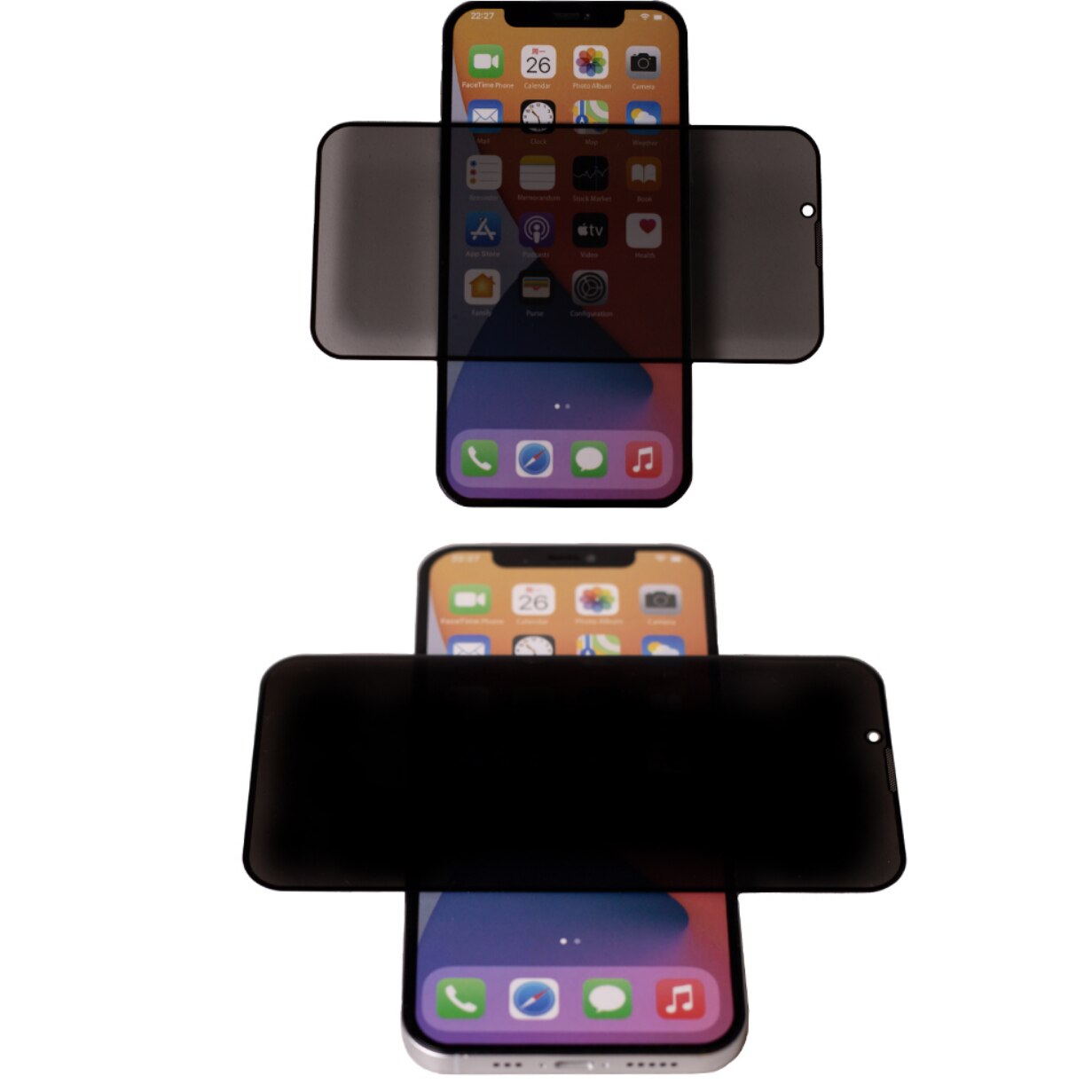 Folie de sticla securizata privacy compatibila cu Samsung Galaxy A13 4G/5G, A22 5G, A22 5G, M02s, A32 5G, A03 Core, A03S EU 164MM