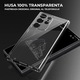 Предпазен калъф Daden® Transparent Clear Case за Samsung S23 Ultra, Защита на камерата, Удароустойчив, Прозрачен