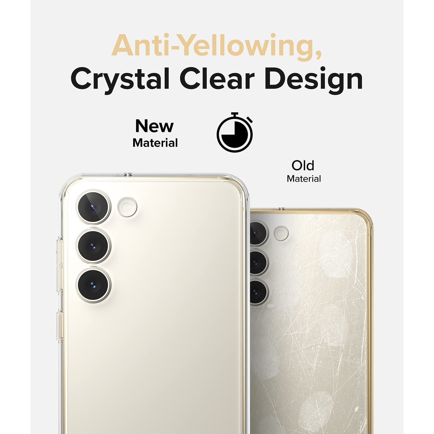 Husa Daden® Transparent Clear pentru Samsung S24, Protectie Camera, Antisoc, Transparenta