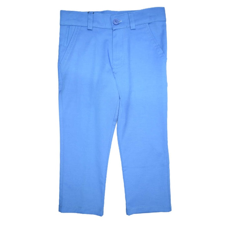 Pantaloni casual pentru baieti Jankes 03-650-AL, Albastru 86 CM