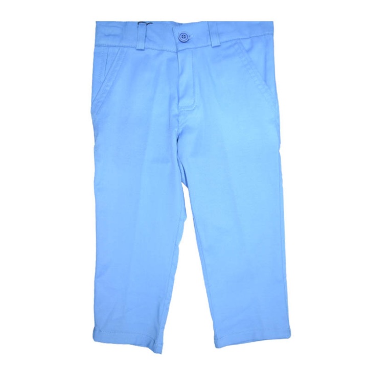 Pantaloni casual pentru baieti Jankes 03-650-A, Albastru 86 CM