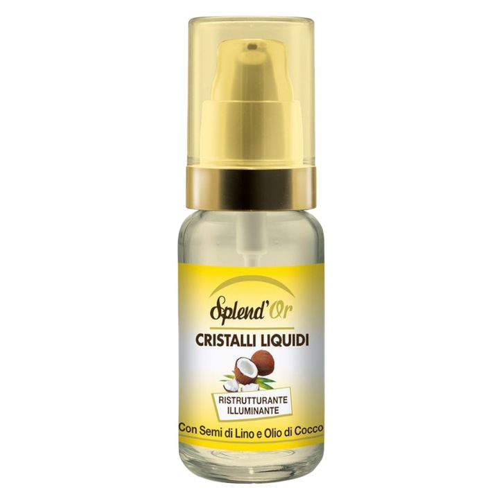 Set 2 x Ulei de Par cu Cristale Lichide Splend'Or Cocos 50 ml