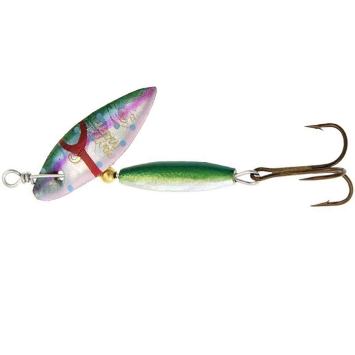 Въртяща се блесна Panther Martin Willow Strike Holo No. 4 4.1g Spotted Blue