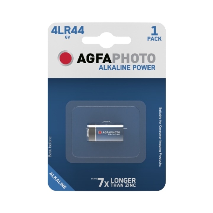 Baterie alcalina Agfa Photo 4LR44 A544 6V