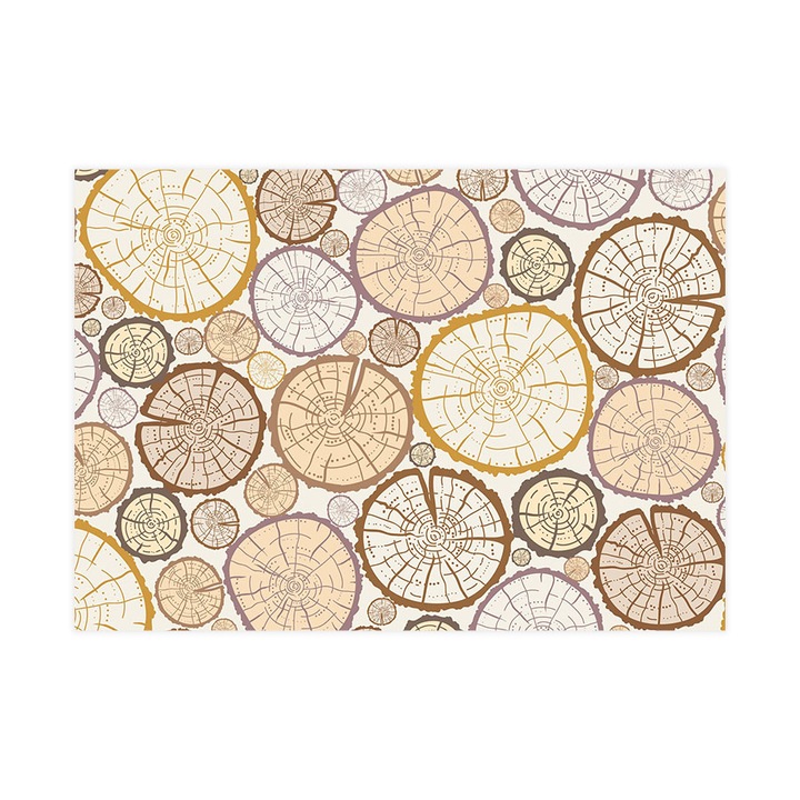 Fototapet autoadeziv, Lavabil, Wood Logs, 255x360 cm