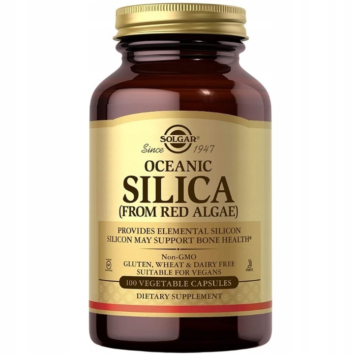 Хранителна добавка Solgar Ocean силиций от червени водорасли 100 капсули