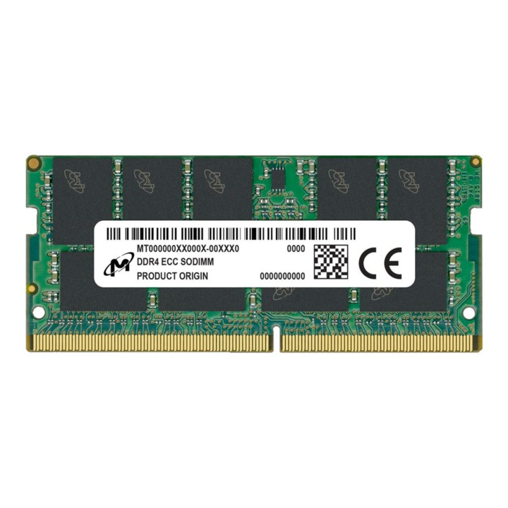 RAM памет, Micron, DDR4, модул, 32 GB, SO-DIMM 260-pin - 3200 MHz / PC4-25600, небуферирана (MTA18ASF4G72HZ-3G2R)