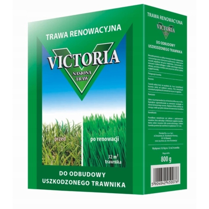 Seminte de gazon Victoria, Pentru renovari, 0.8kg