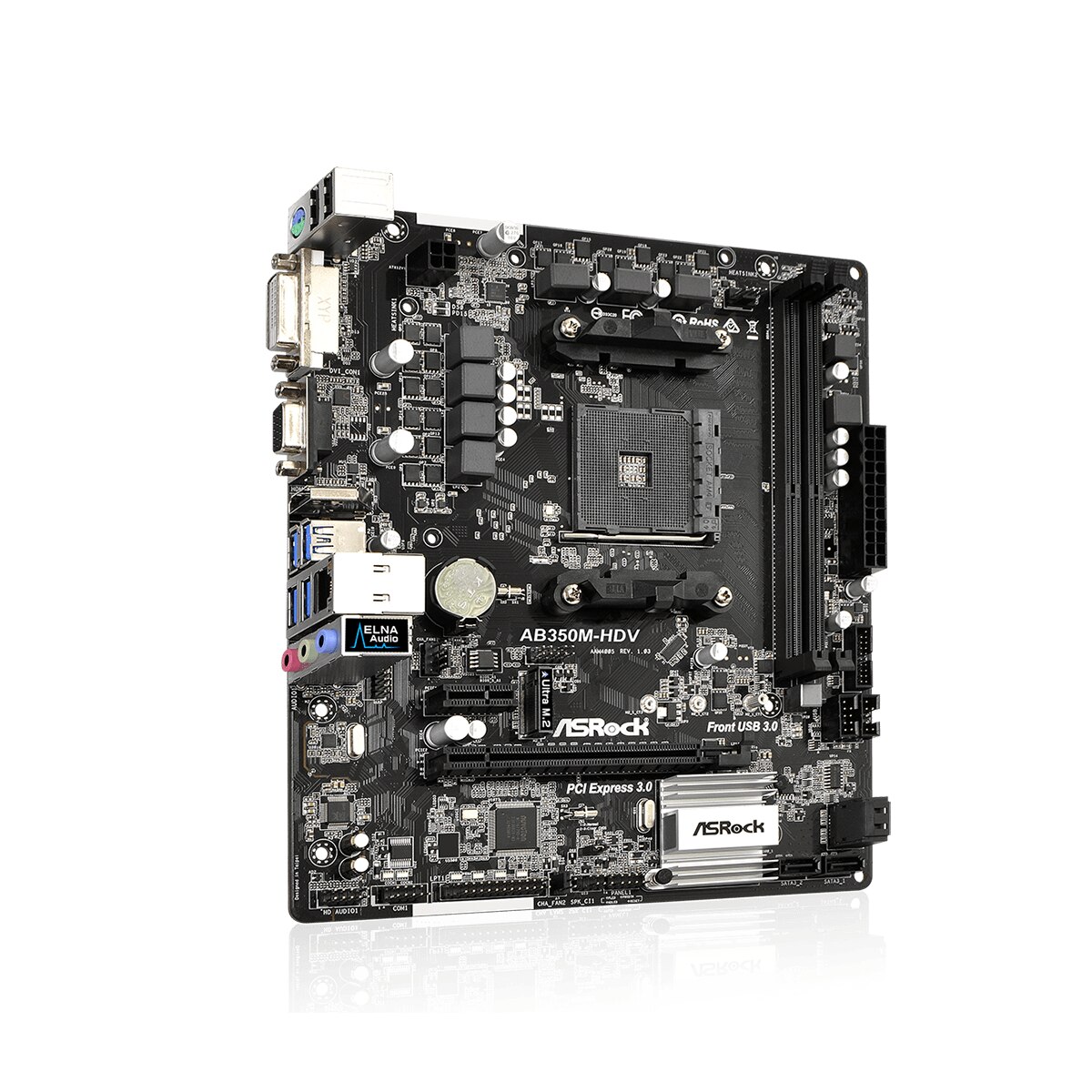 Placa de baza ASRock AB350M-HDV, Socket AM4 - eMAG.ro
