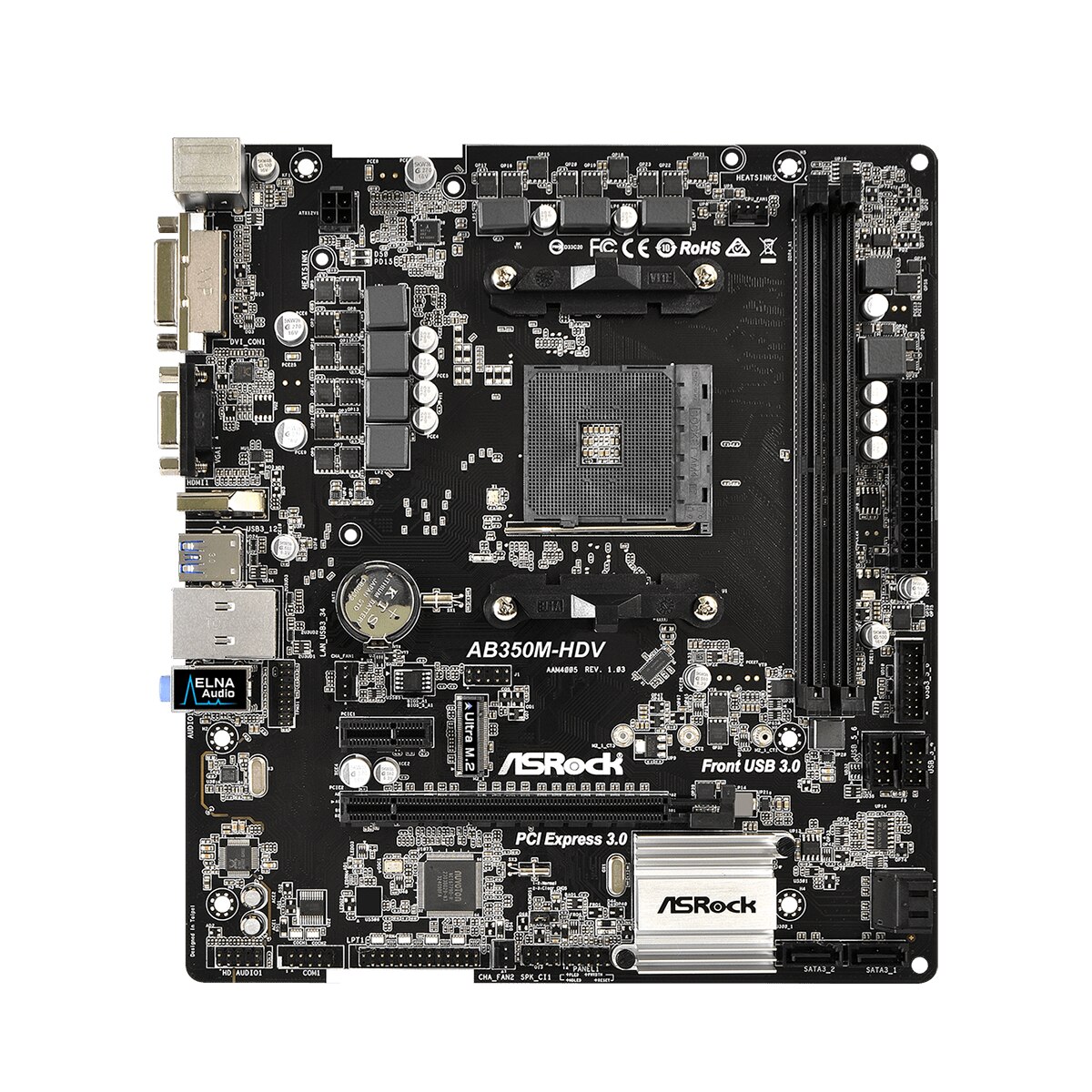 Placa de baza ASRock AB350M-HDV, Socket AM4 - eMAG.ro