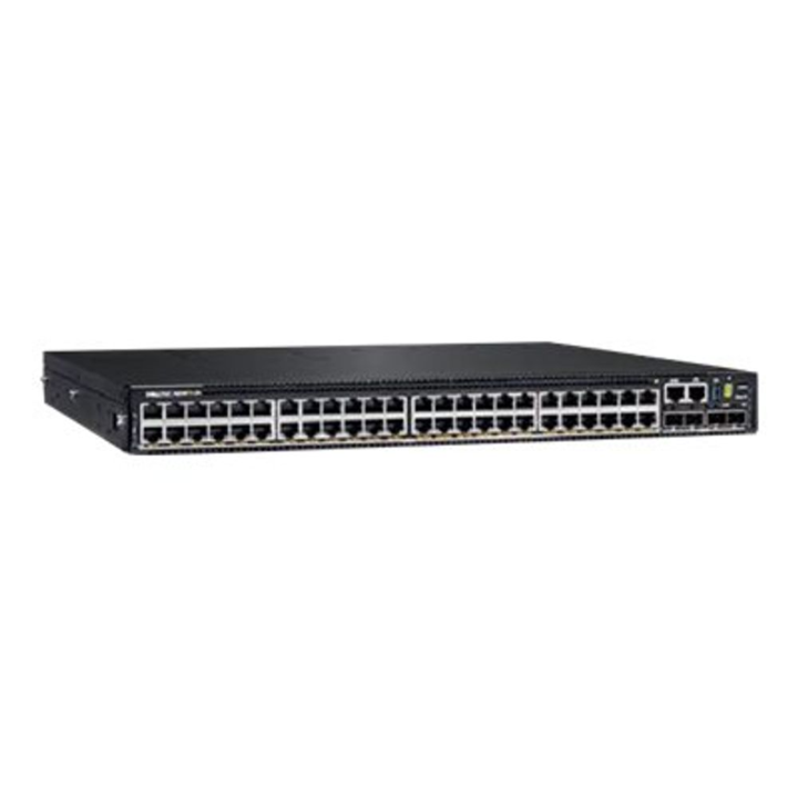 DELL N-Series N2248PX-ON Vezérelt L3 Gigabit Ethernet (10/100/1000) Ethernet-áramellátás (PoE) támogatása 1U Fekete (210-ASPX)