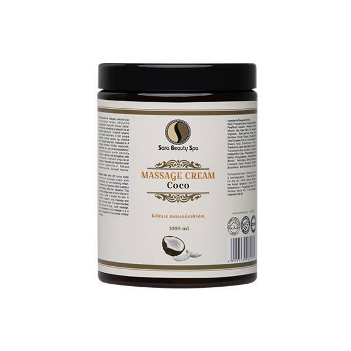 Sara beauty spa masszázskrém - kókusz 1000ml