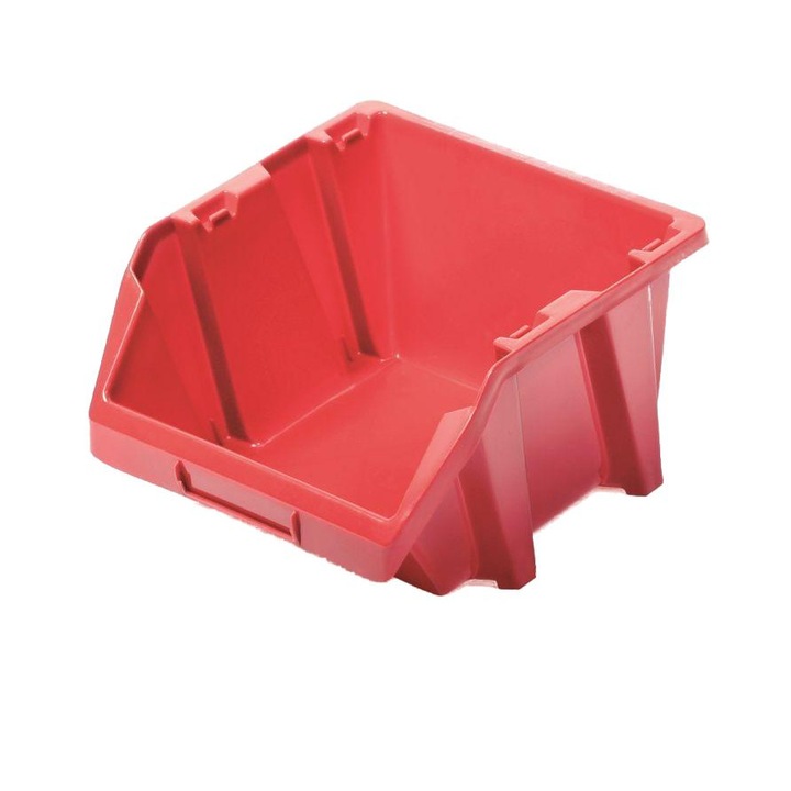 Cutie depozitare, Prosperplast, Bineer Long, Plastic, 118x98x70 mm, Rosu