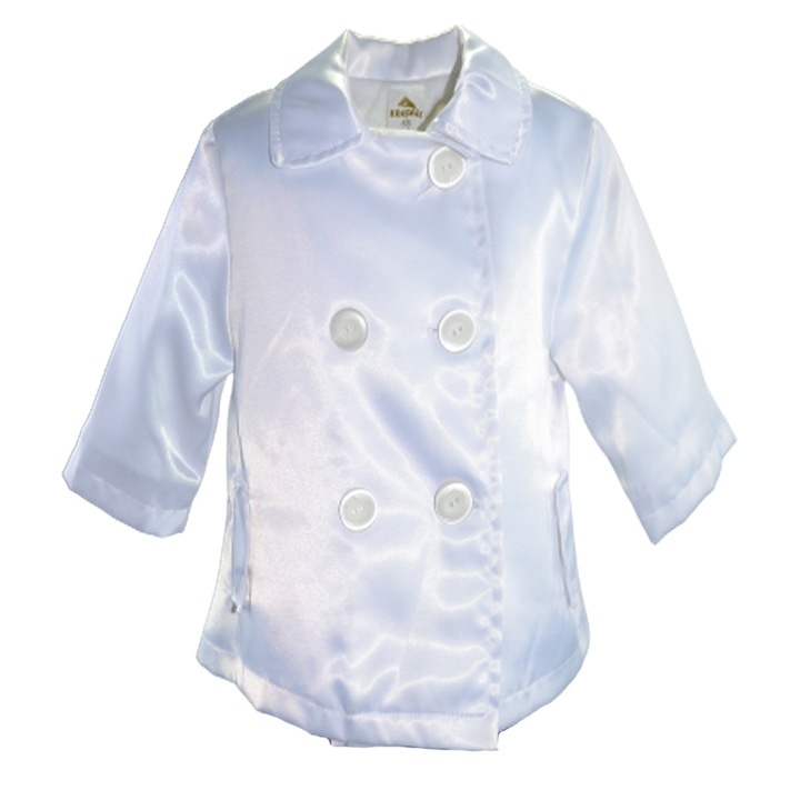 Palton pentru baieti Krasnal UY5648, Alb 91091