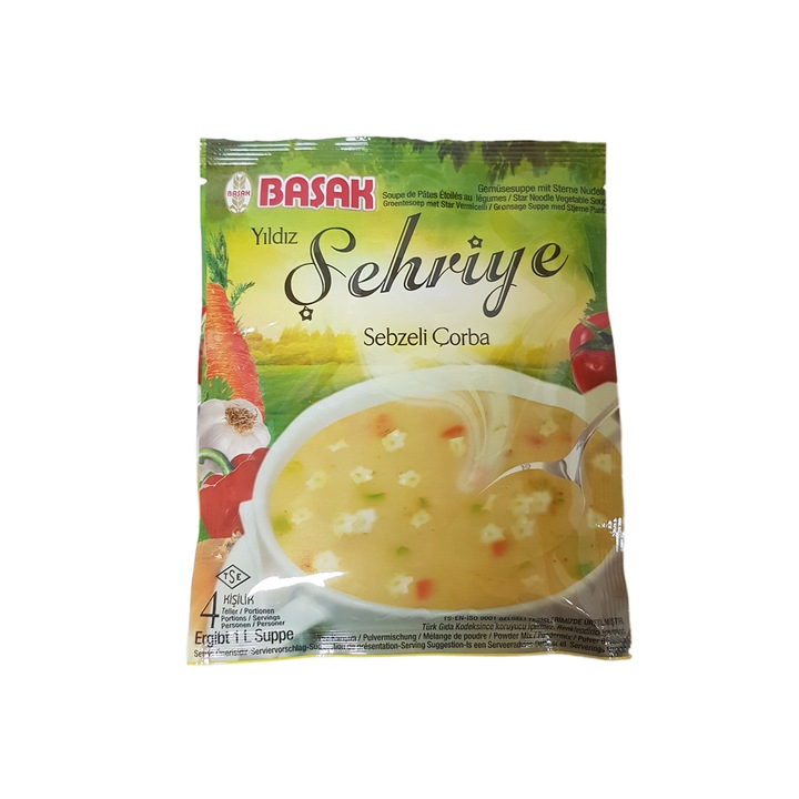 Supa de legume cu taitei stelute, Autentic Turcesc, Basak, 70 gr