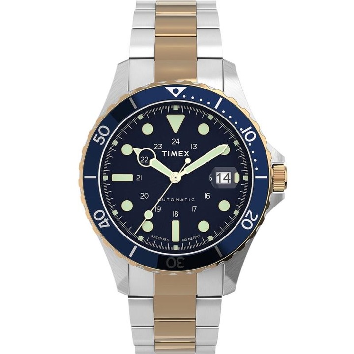 Мъжки часовник Timex TW2U83500 Automatic, Сребрист