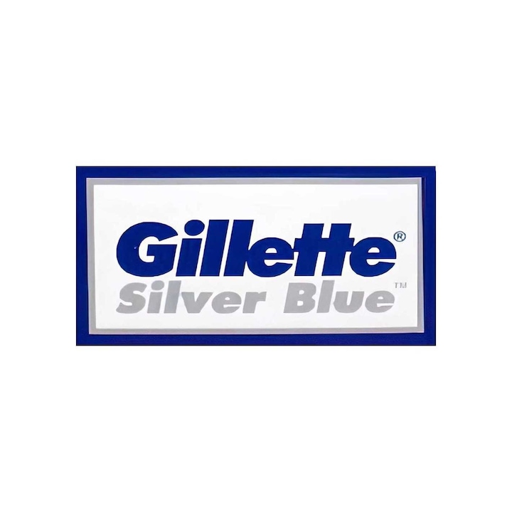 Rezerve lame de ras Gillette Silver Blue, 5 bucati