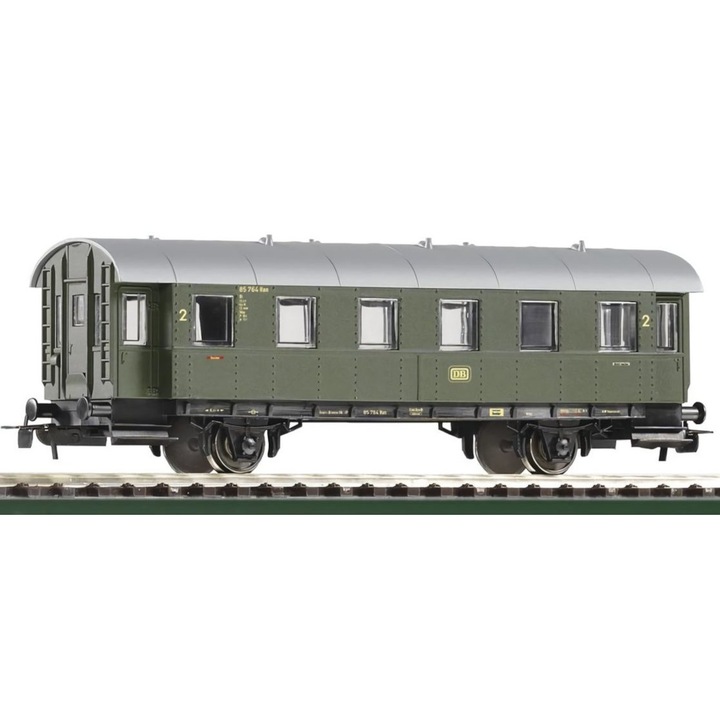 Vagon trenulet, Piko, Metalic, DB III, Gri, 14+