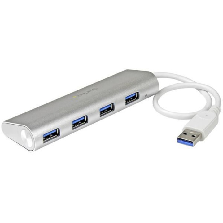 StarTech.com 4 portos USB 3.0 Hub ezüst (ST43004UA) (ST43004UA)