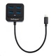 StarTech.com 4 portos USB-C HUB fekete (HB31C4AB) (HB31C4AB)