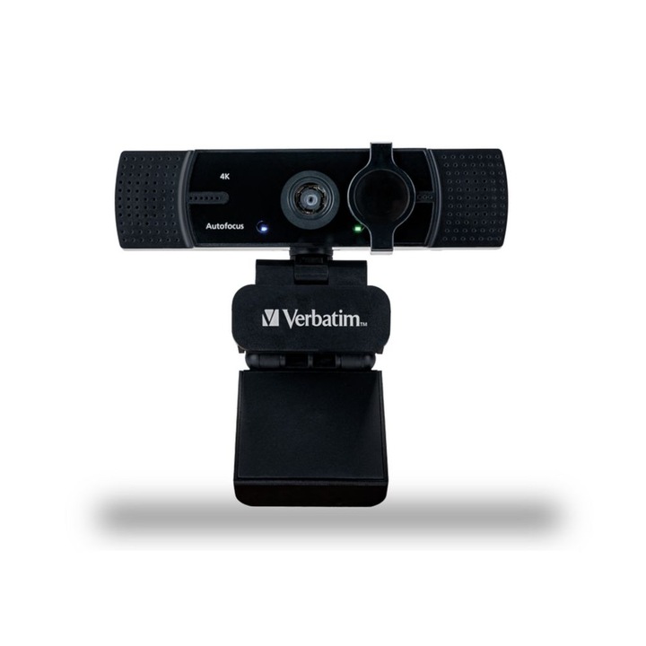 Verbatim 49580 webkamera 3840 x 2160 pixelek USB 2.0 Fekete (49580)