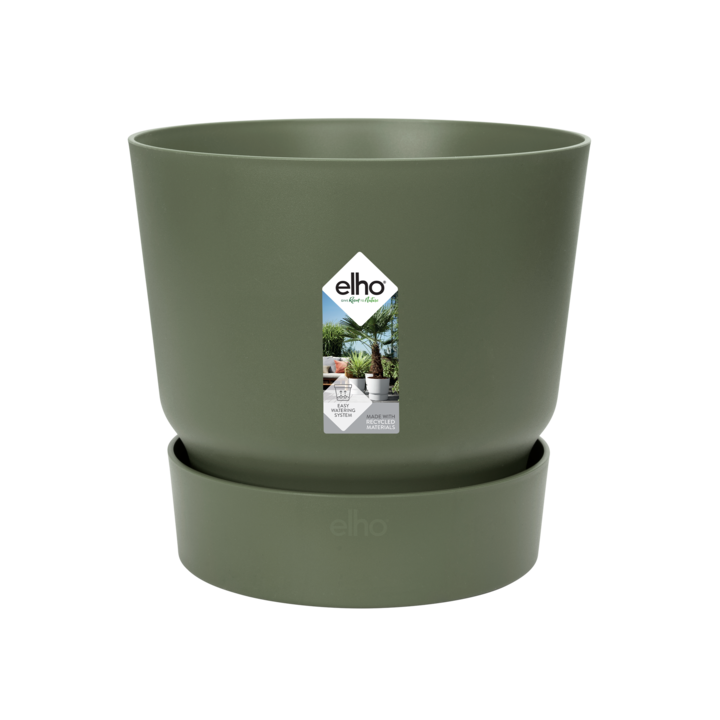 Ghiveci Greenville 30 cm rotund, culoare verde