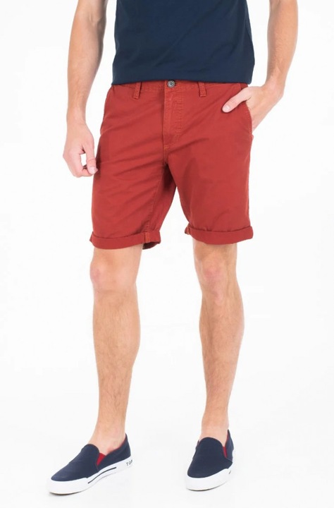 Pantaloni scurti pentru barbati, Camel, Bumbac, 60EU, Visiniu