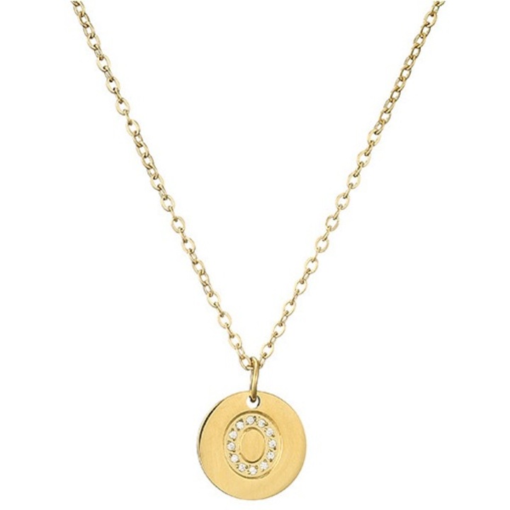 Női nyaklánc, Izmael, rozsdamentes acél, arany