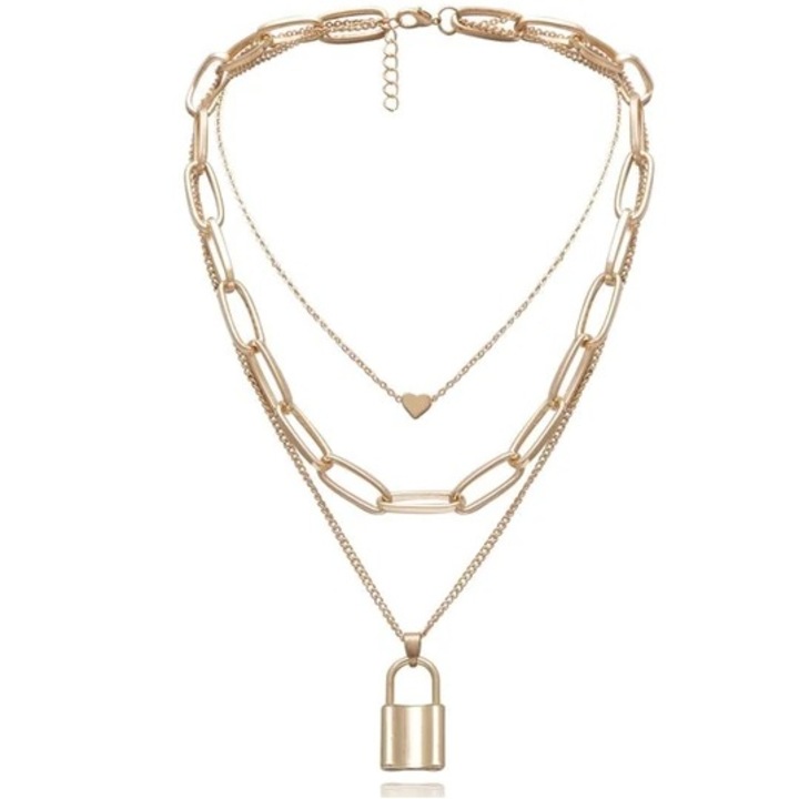 Colier dama, Izmael, Aliaj, Auriu