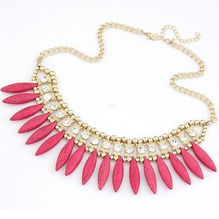 Női nyaklánc, Izmael, Ötvözet, Rózsaszín