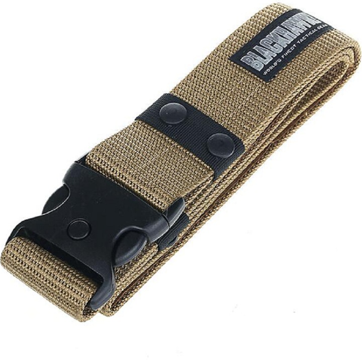 Férfi öv, Izmael, Nylon, 103 cm, Khaki