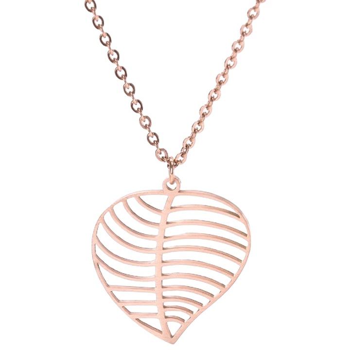 Colier dama, Izmael, Inox, Roz