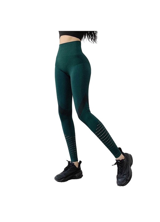 Colanti dama, Izmael, Poliester, Verde, Verde inchis