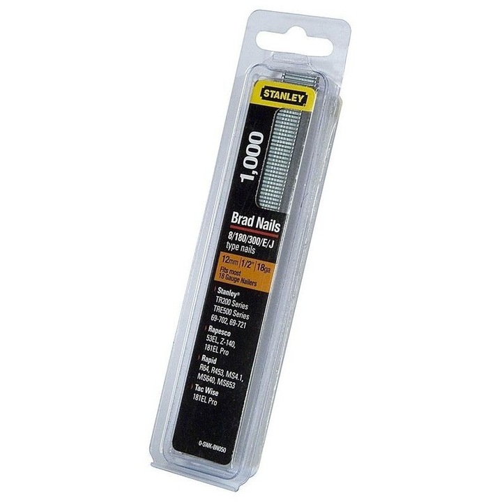 Pachet 1000 capse tip J/8/300/E 12mm, 1-SWK-BN050T Stanley