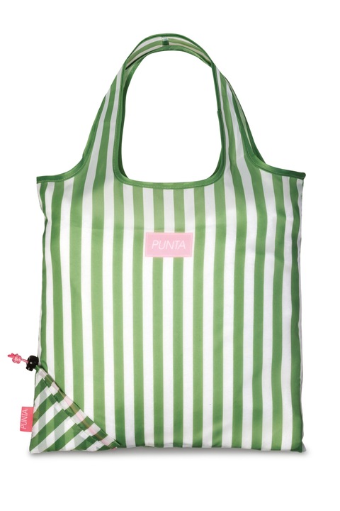 Geanta de cumparaturi, Pliabila, Punta, F10454, Verde