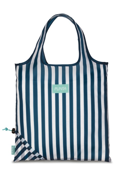 Geanta de cumparaturi, Pliabila, Punta, F10454, Bleumarin