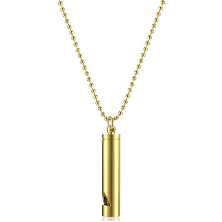 Colier dama, Izmael, Inox, Auriu