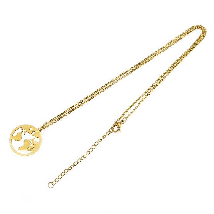 Nyaklánc, Izmael, Rozsdamentes acél, Arany