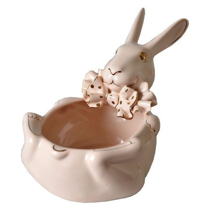 Bomboniera Iepure, Crem, 27 cm, DVTAR09C