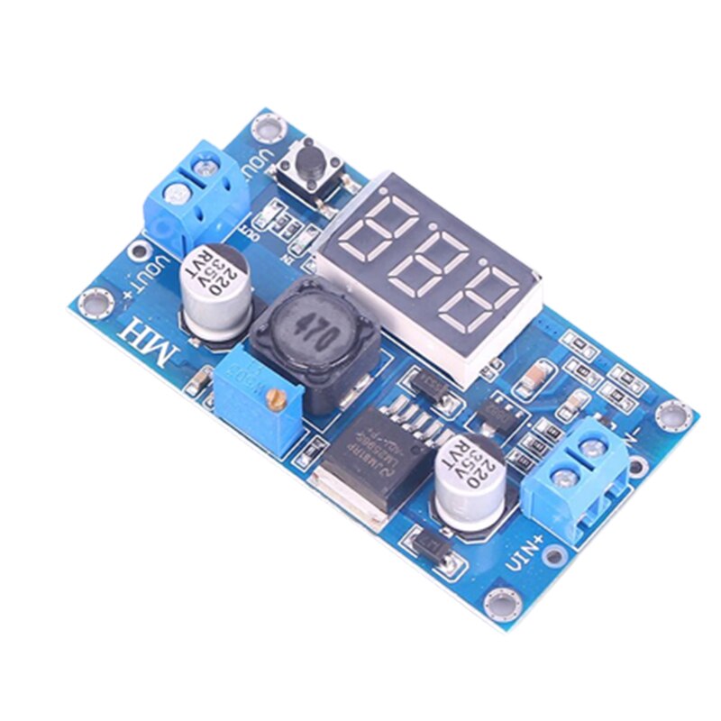 Регулатор на напрежение, Modulosy, Дисплей LM2596 DC DC, Син - eMAG.bg