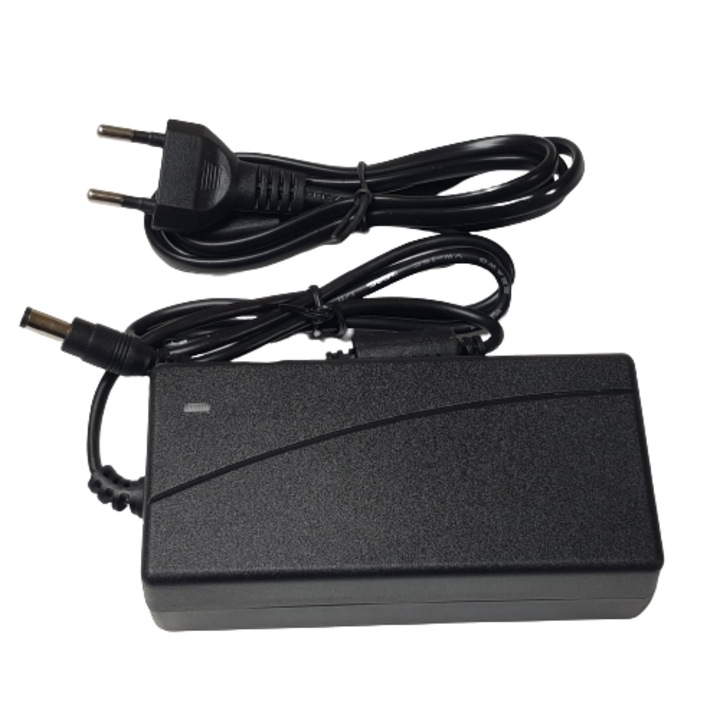 Incarcator eBike pentru trotinete, scooter electric 36V, 42V, 2A Li-Ion 5.5x2.1mm, Negru, Nafpro