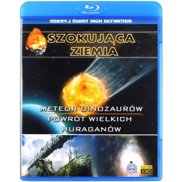 Szokująca Ziemia. Meteor dinozaurów, Powrót wielkich huraganów [Blu-Ray]