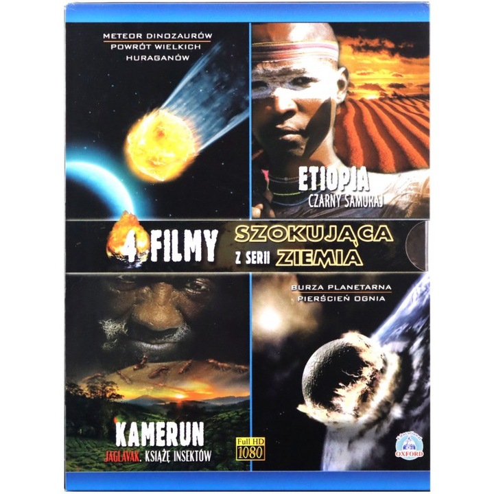 Szokująca Ziemia: Szokująca Ziemia 1 / Szokująca Ziemia 2 / Kamerun / Etiopia [BOX] [4xBlu-Ray]