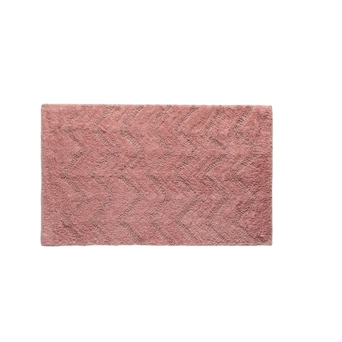 Set 2 covorase de baie din bumbac, roz, 80 x 50 cm si 50 x 40 cm - eMAG.ro