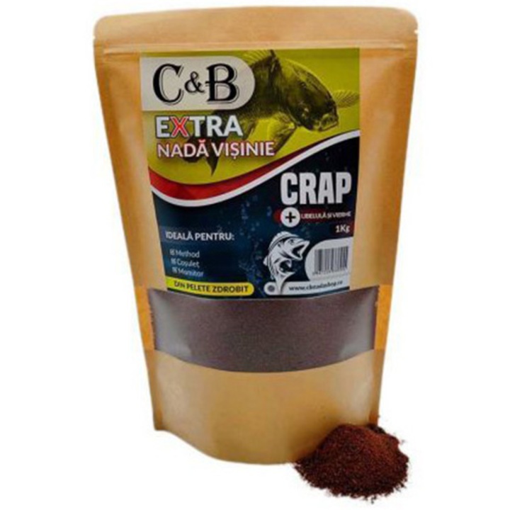 Nada C&B Extra Libelula si Vierme, 1kg, visinie