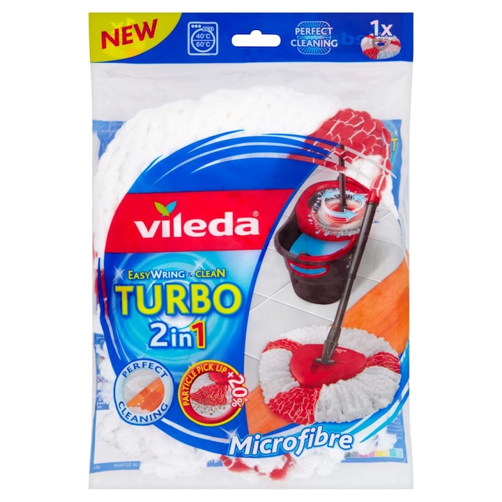 VILEDA Easy Wring TURBO 2 in 1, Gyorsfelmosó utántöltő fej