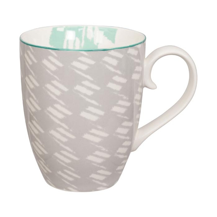 Cana - Kasuri Grey / Green Rim