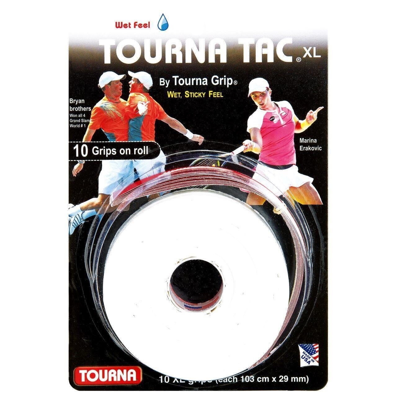 Overgrip TOURNA TAC, alb, 10 bucati