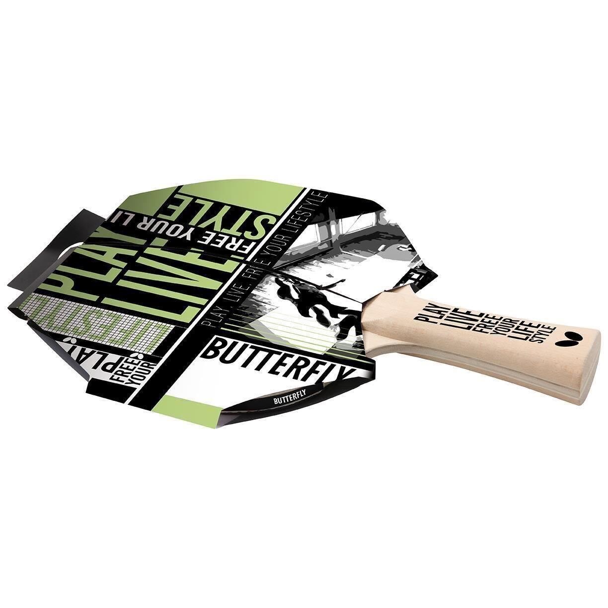 Paleta BUTTERFLY tenis de masa, Free Your Lifestyle